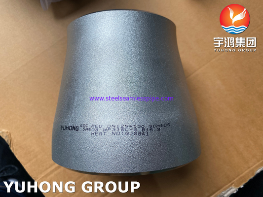 ASME B16.9 ASTM A403 WP316L-S 환원제 스테인레스 강 맞대기 용접 관 이음쇠