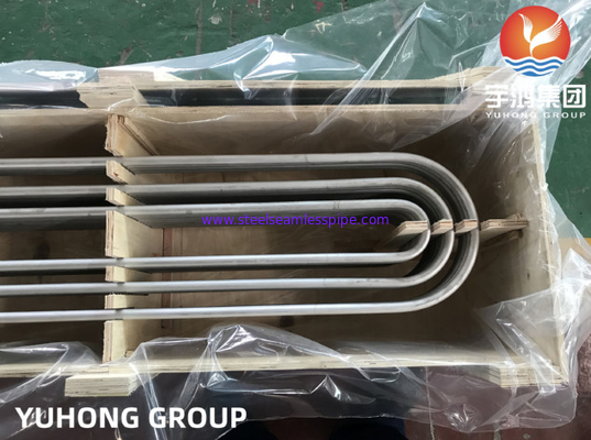 스테인리스 스틸 ASTM A213 TP304, TP304L 열 교환기 위한 꿰매지 않는 U 굽기 튜브