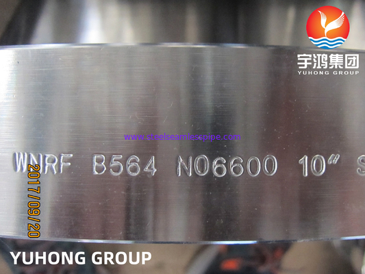 ASTM B564 인코넬 600 / UNS N06600 니켈 합금 강철 가조 용접 목 플랜지