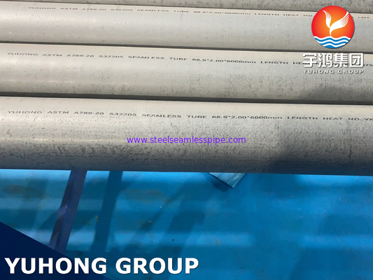 ASTM A789 UNS S32205 해수 해산용 듀플렉스 스테인리스 스틸 튜브