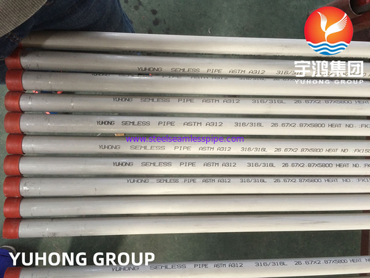 ASTM A312 TP316L 항해용 스테인리스 스틸 파이프