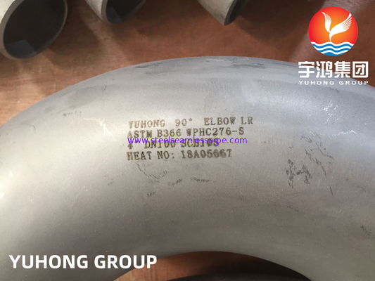 ASTM B366 UNS N10276 / 하스텔로이 C276 팔꿈치 하스텔로이 스틸 부트웰드 부착