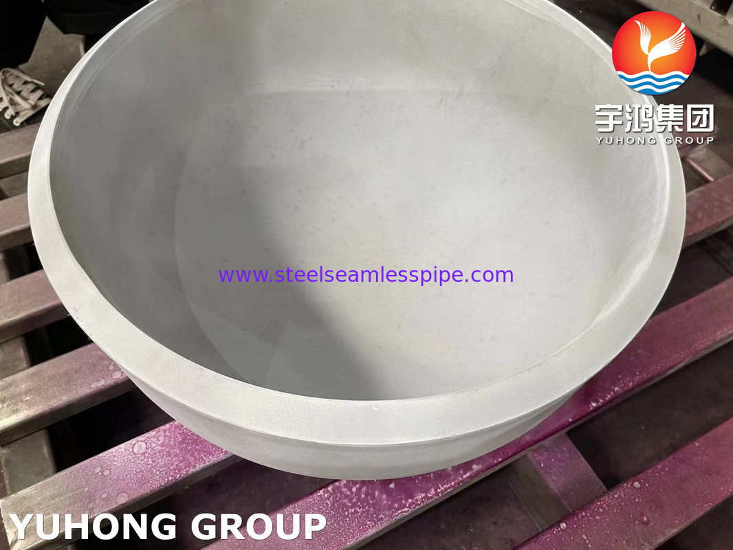 ASME SA403 WP304-S 스테인리스 스틸 캡 큰 크기 40 인치 부트 웰드 파이프 피팅 PT