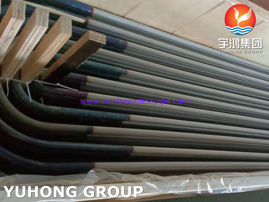 ASTM A213 TP317L 스테인리스강 U자형 튜브 열교환기 튜브 100% ET