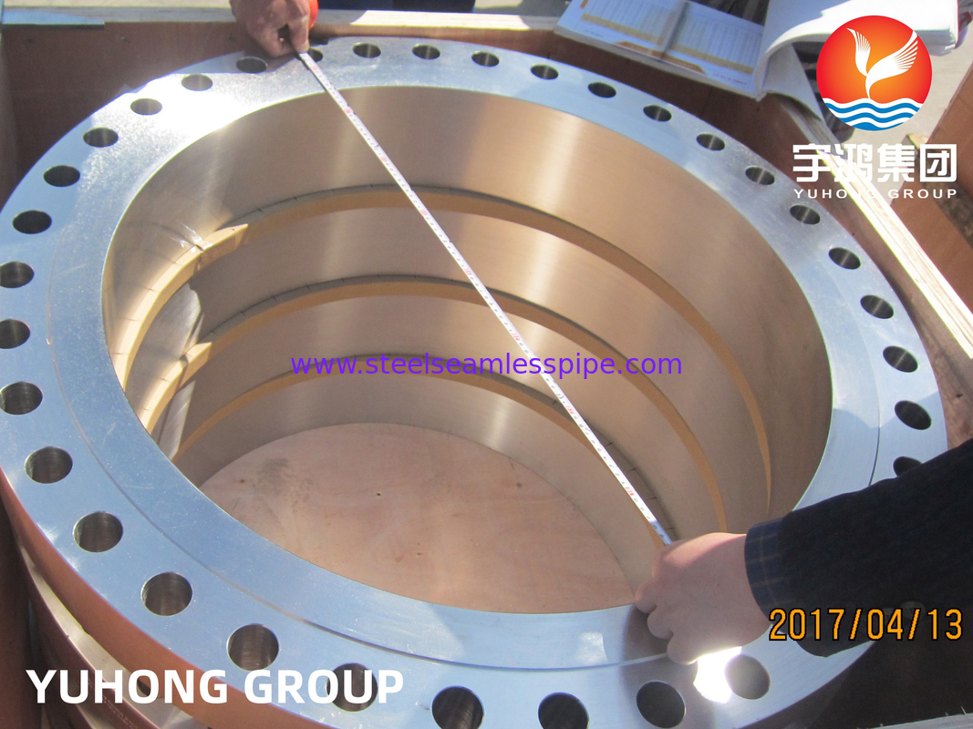 듀플렉스 스틸 바디 플랜지, ASTM A182 등급 F51 (UNS S31803), 부식성 환경에 적합