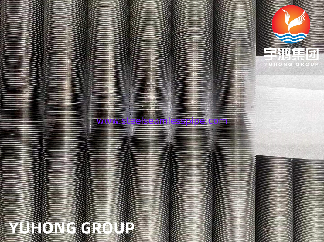 ASME SB163 UNS N04400 알루미늄 핀이 있는 니켈 합금 G형 플린 튜브