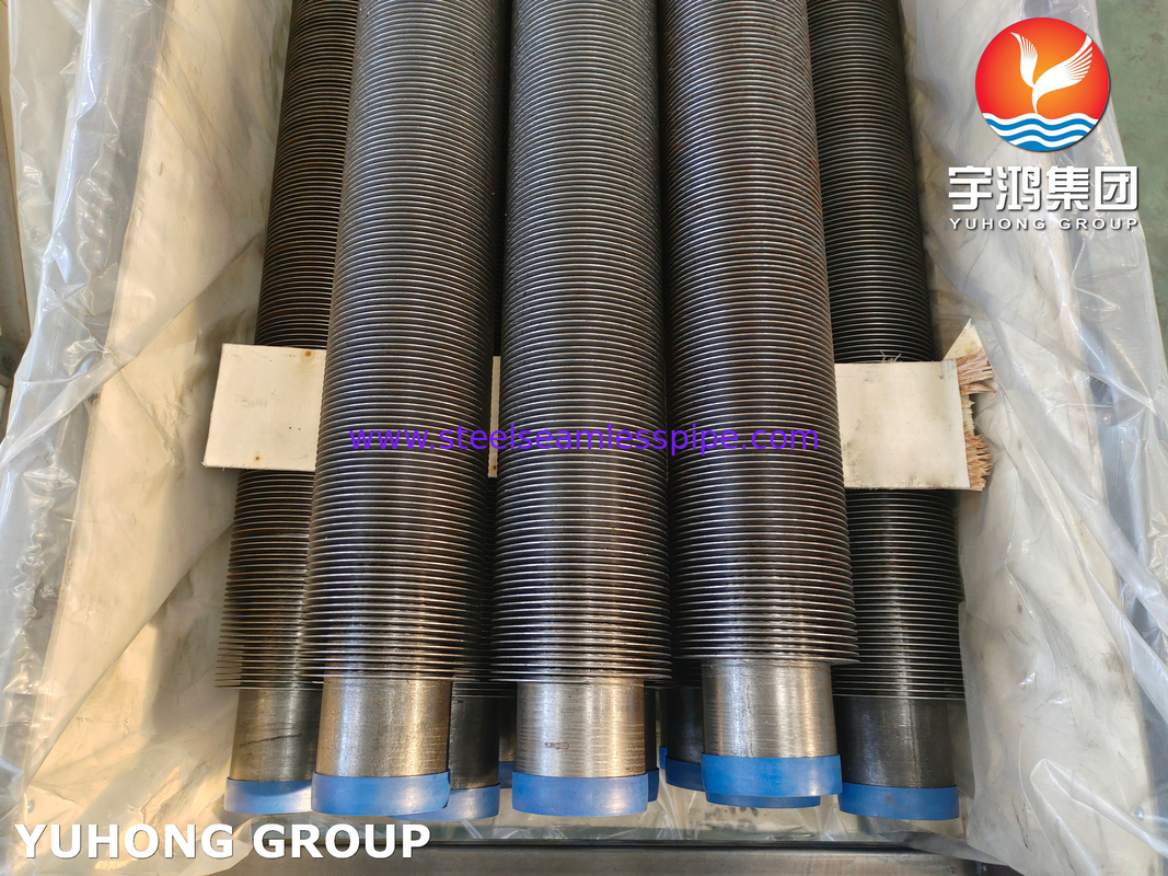 열교환기 적용을 위한 ASTM A106 GR.B 탄소강 HFW 핀 관