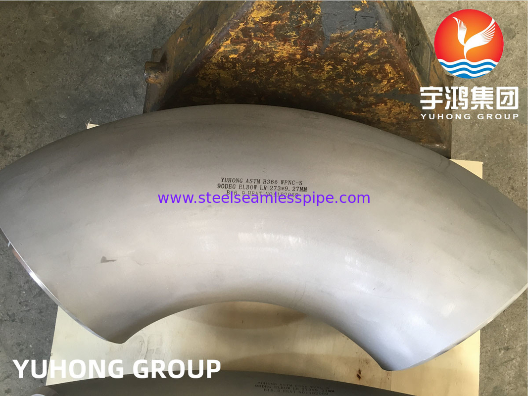 ASTM B366 UNS N04400, Monel 400 Butt Weld 니켈 합금 강철 파이프 피팅, 팔꿈치, 환속기