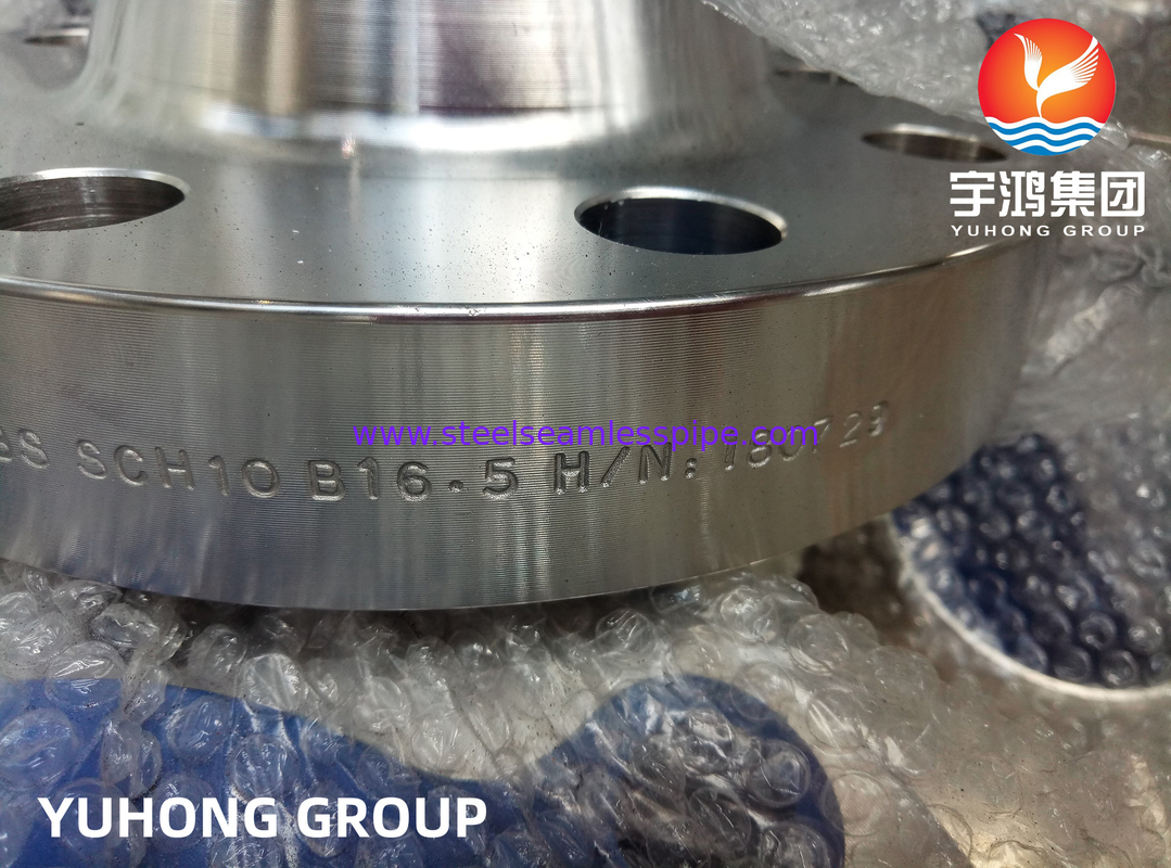 ASTM A182 F347, UNS S34700 스테인리스 스틸 웰드 넥 플랜지, 상승 얼굴, ASME B16.5