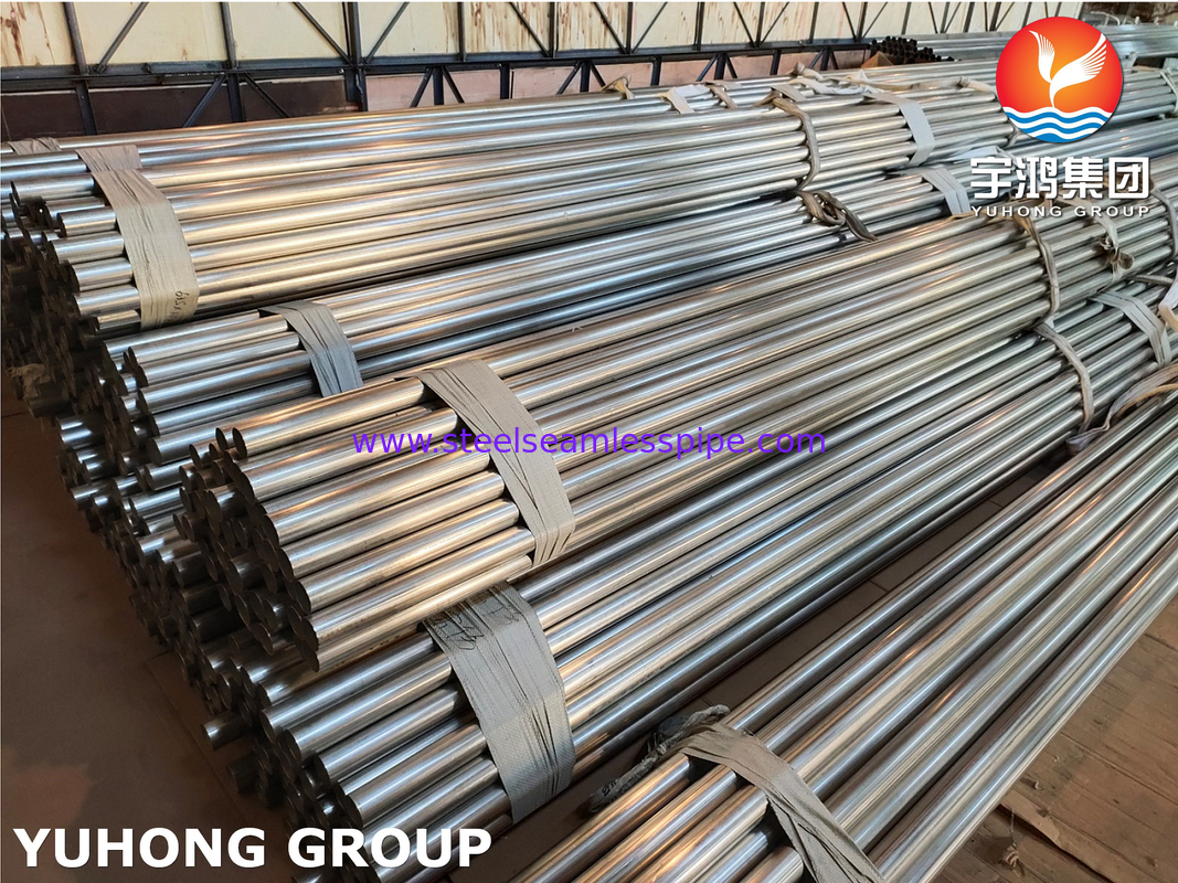 번들 패키지에서 ASME SA249 / ASTM A246 TP316L 스테인레스 강 용접관 BA가 나타납니다