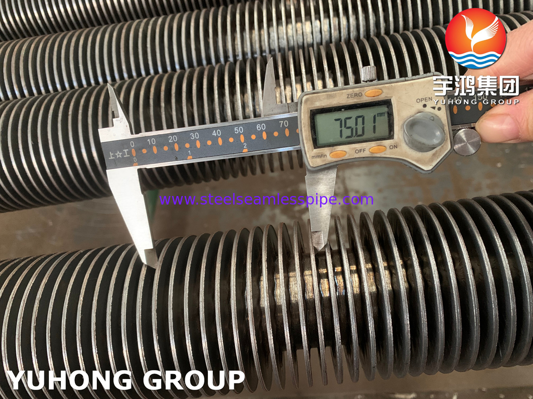 ASTM A106 HF 웰딩 Gr. B 탄소 스틸 U 굽기 핀 튜브 열 교환기