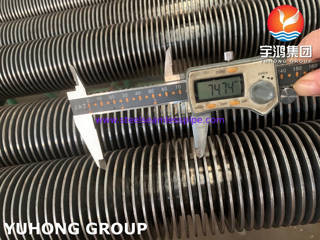 ASTM A106 Gr.B 고압 서비스용 탄소 스틸 HFW U Bend Fin Tube