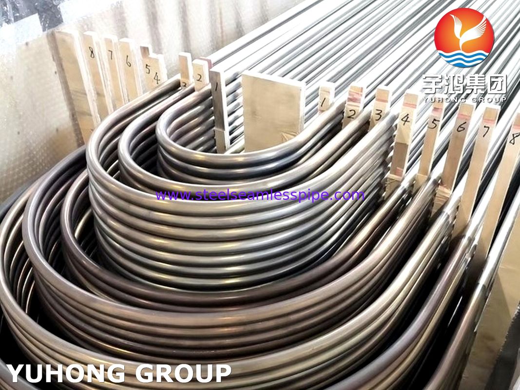 스테인리스 스틸 무선 ASTM A213 / ASME SA213 TP321 / TP321H / TP347H 보일러 U 굽기 튜브