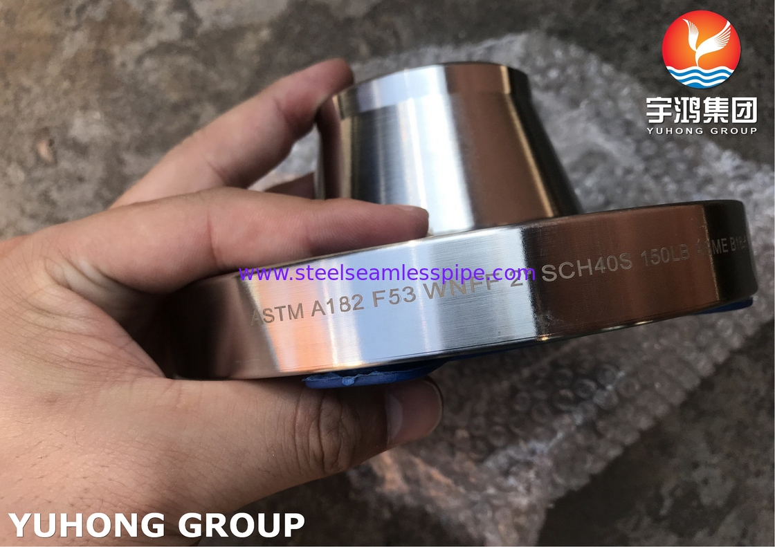 슈퍼 듀플렉스 스틸 플랜지 ASTM A182 F53, UNS S32750 웨일드 넥 플랜지, RF, FF, B16.5