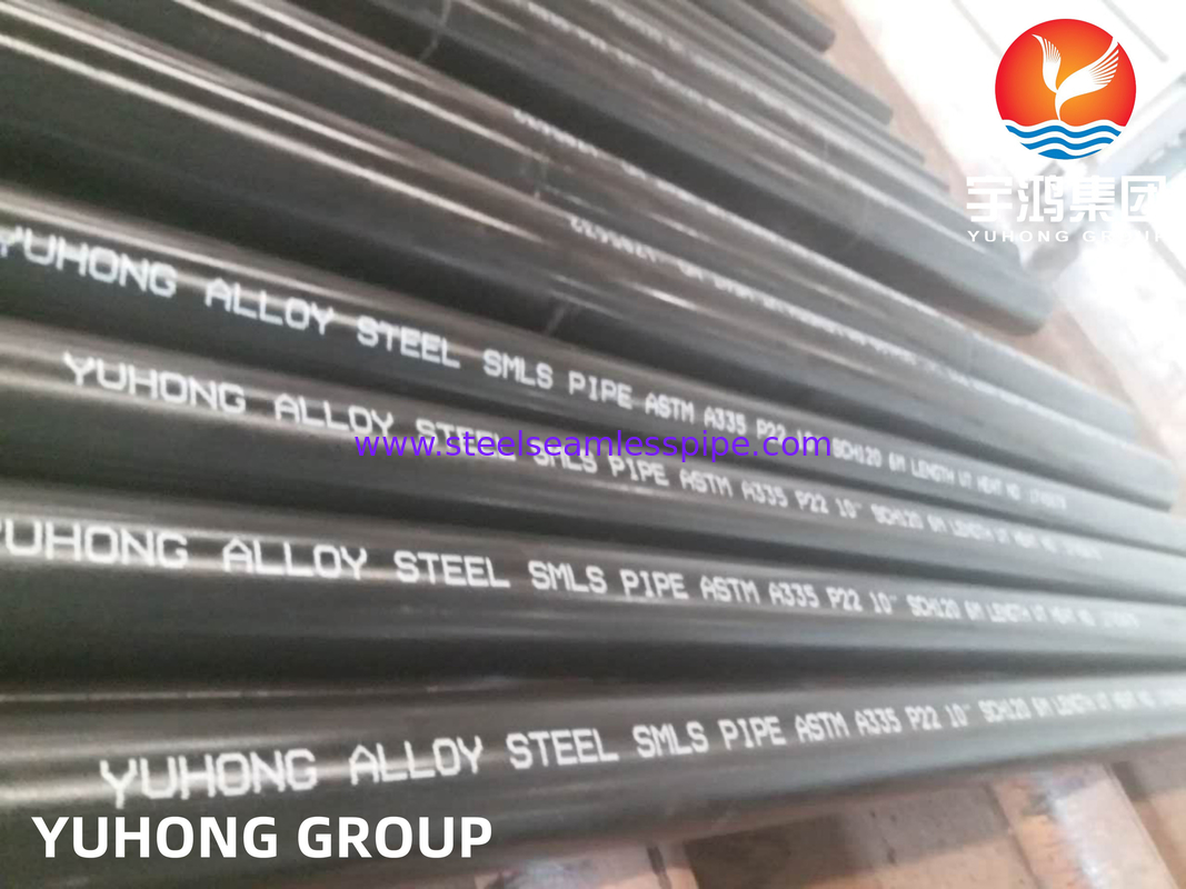 합금 강철 꿰매지 않는 파이프 ASTM A335, ASME SA335 P5 P9 P11 P12 P22 P91 P92 전력 발전소 에너지, 유체 보일러, 열 전력