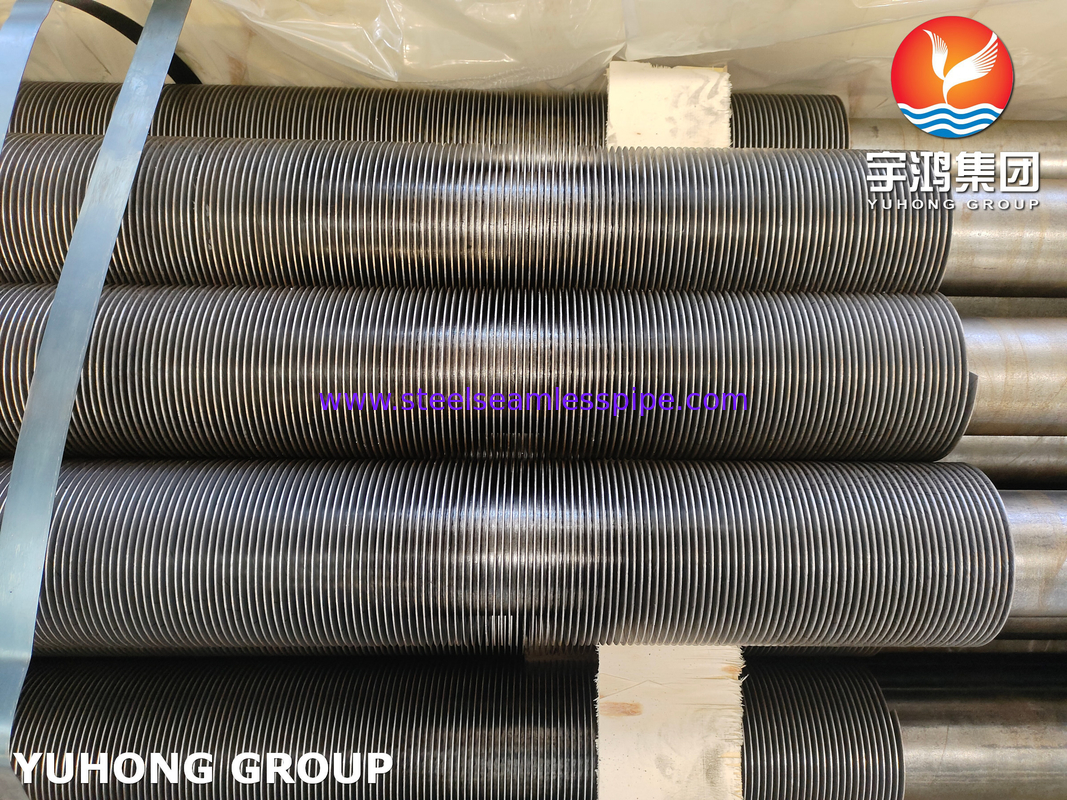 ASME SA106 Gr.B 탄소강 고주파 용접 핀 튜브