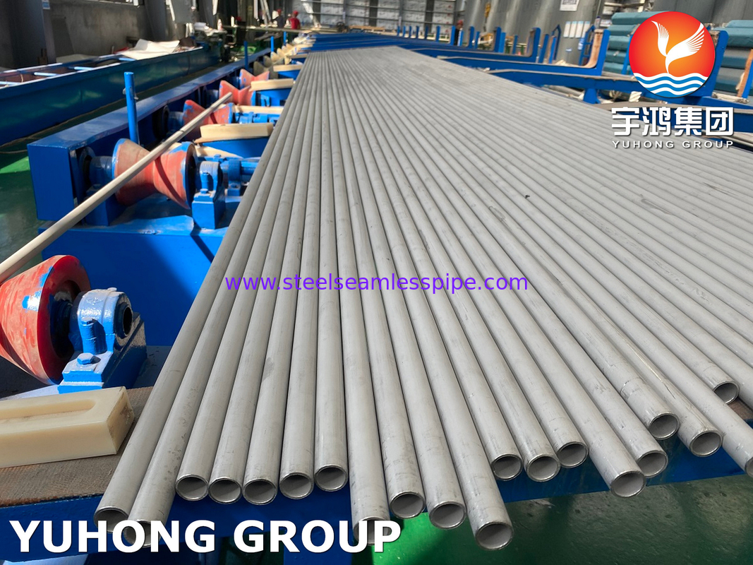 ASTM A213 TP321 1.4541 S32100 스테인리스 스틸 톱리스 튜브 콜드 드래그 열 교환기 응용
