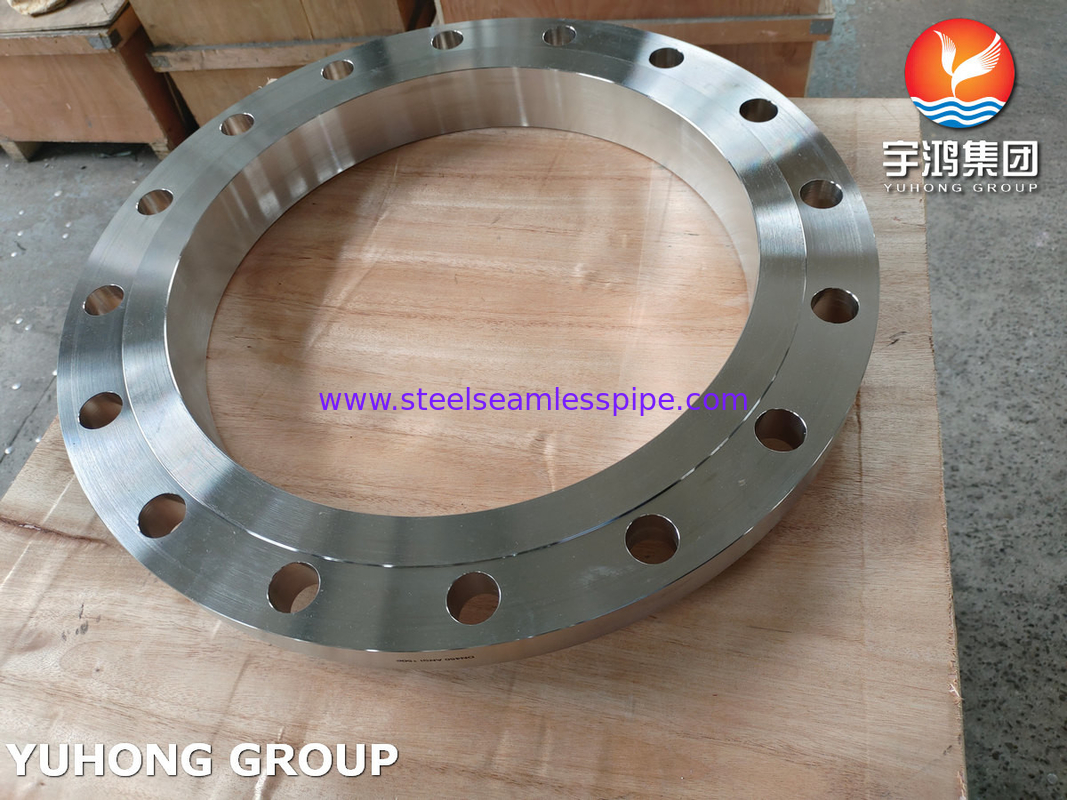 물 처리, ASTM A182 F904L, N08904 스테인리스 스틸 슬라이드 온 플랜지, 상승 얼굴, B16.5