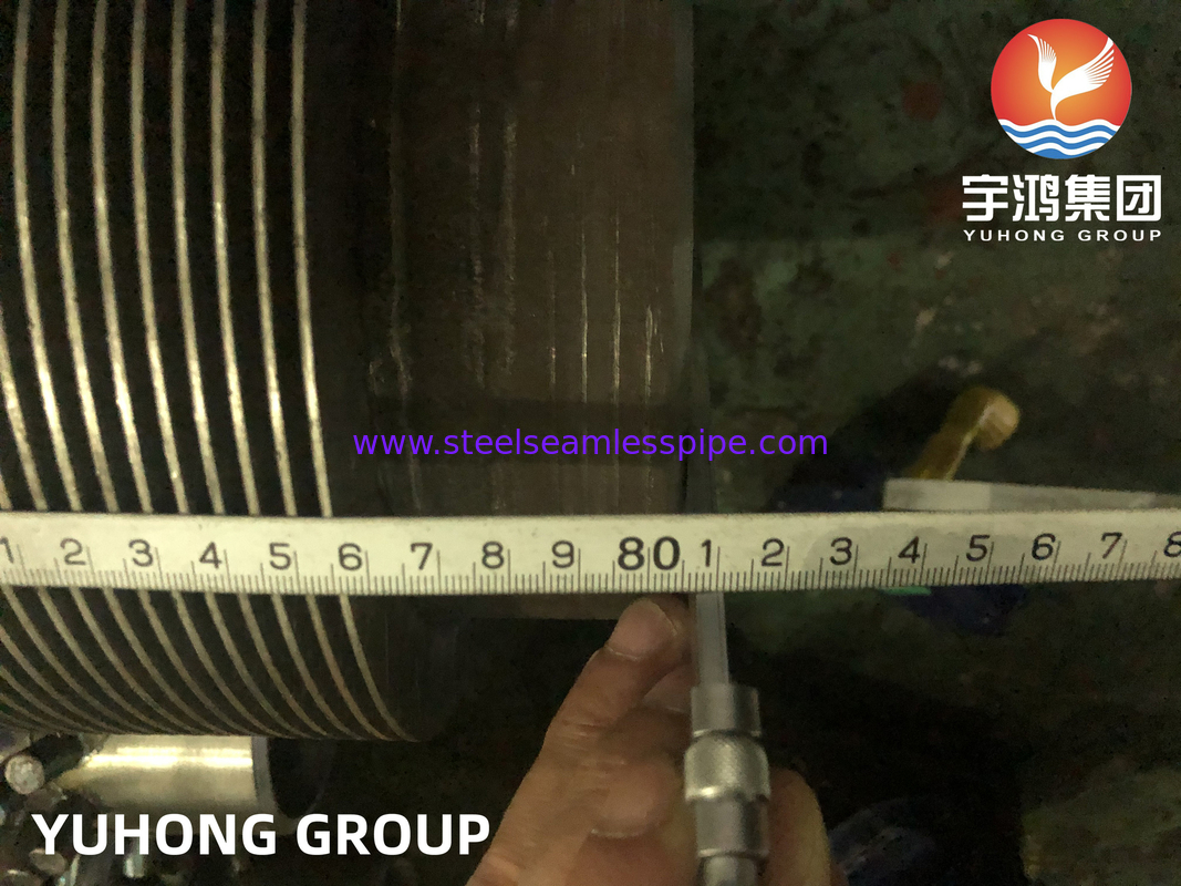 ASTM EN DIN ASTM A106 Gr.B A335 P5 P9 A312 TP304 317L 스터드 핀 튜브
