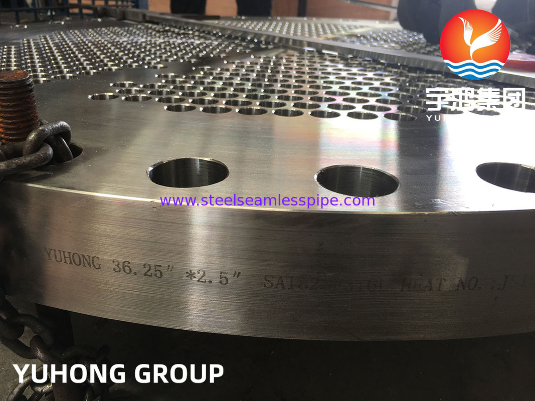 ASME SA182 F316L, 1.4404 열 교환기용 스테인레스 스틸 도장 파이프 시트
