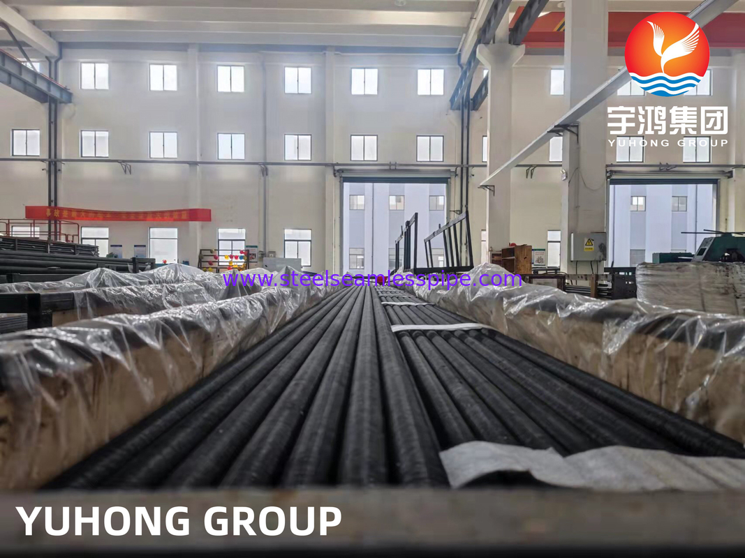 공랭식 냉각기용 임베디드 G형 핀 튜브 ASME SA179 이음매 없는 탄소강 튜브 ​