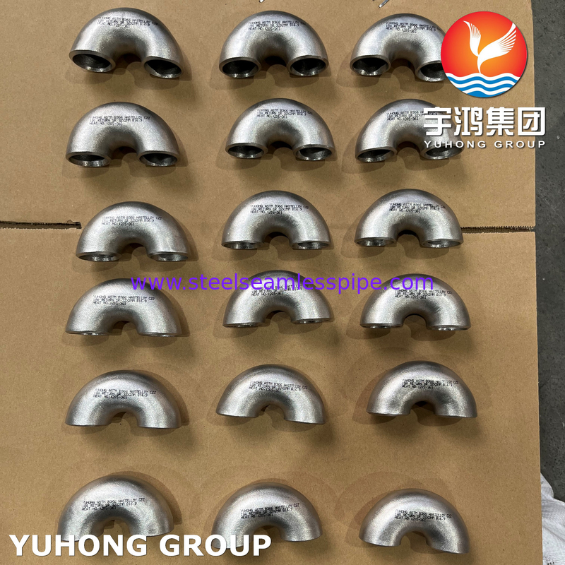 ASTM B366 Hastelloy C22 니켈 합금강 180도 SR 리턴