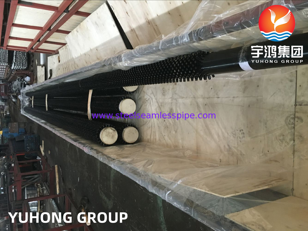 ASME SA335 P9 HFW 튜브 10 ~ 508mm의 나선형 스터드 OD를 가진 리포머 컨벡션 섹션