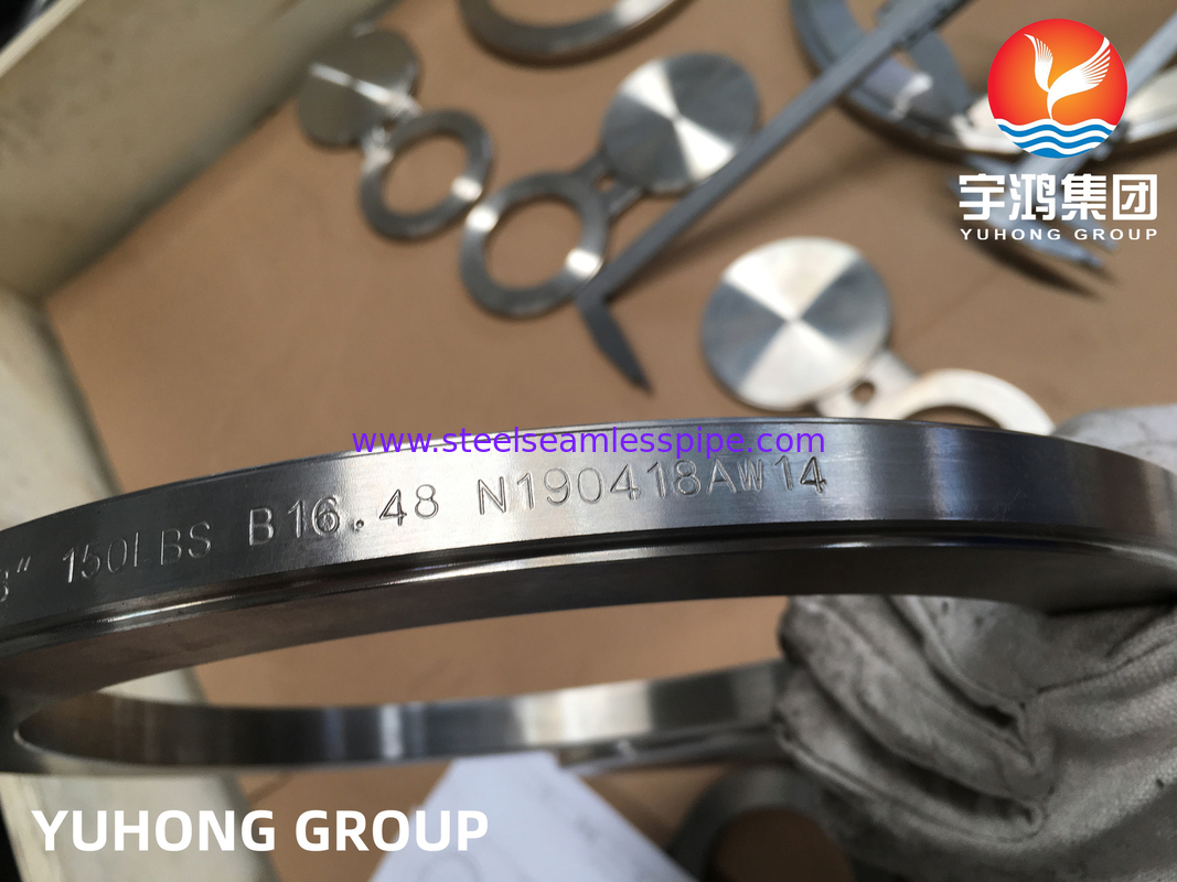 안경 블라인드 플랜지, ASTM A182 F316L 스테인리스 스틸 그림 8 플랜지, RF ASME B16.48
