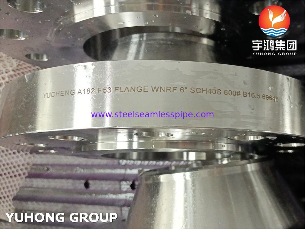 ASTM A182 F53, UNS S32750, 1.4410 슈퍼 듀플렉스 스테인리스 스틸 웰드 넥 플랜지 RF B16.5
