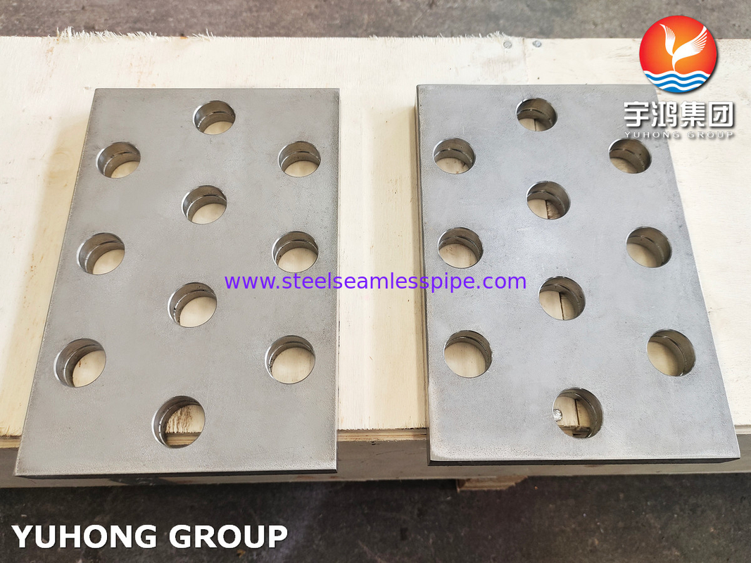 ASTM A240 스테인리스 스틸 304 평면 튜브 엽 바플 플레이트 열 교환기