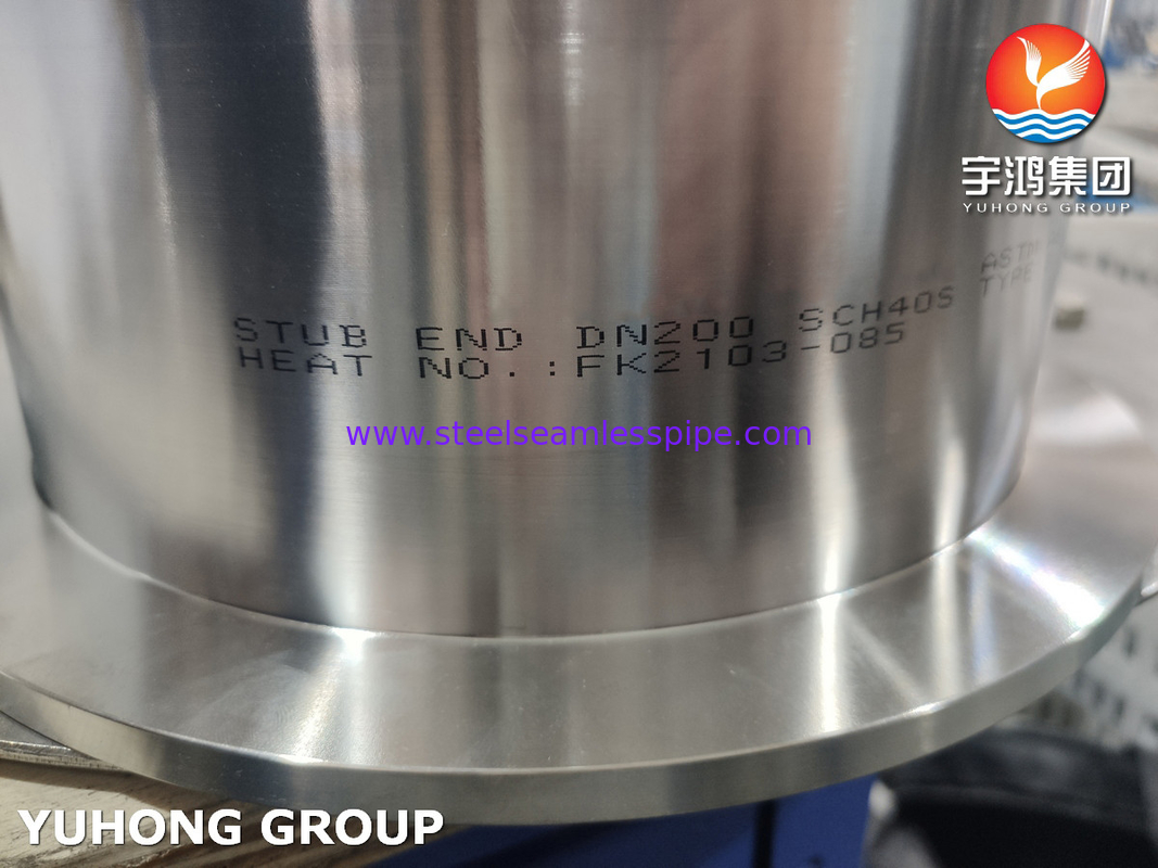 ASTM A815 WPS32750 슈퍼 듀플렉스 스터드 엔드 MSS SP 43 타입 B 랩 관절 스터브 엔드