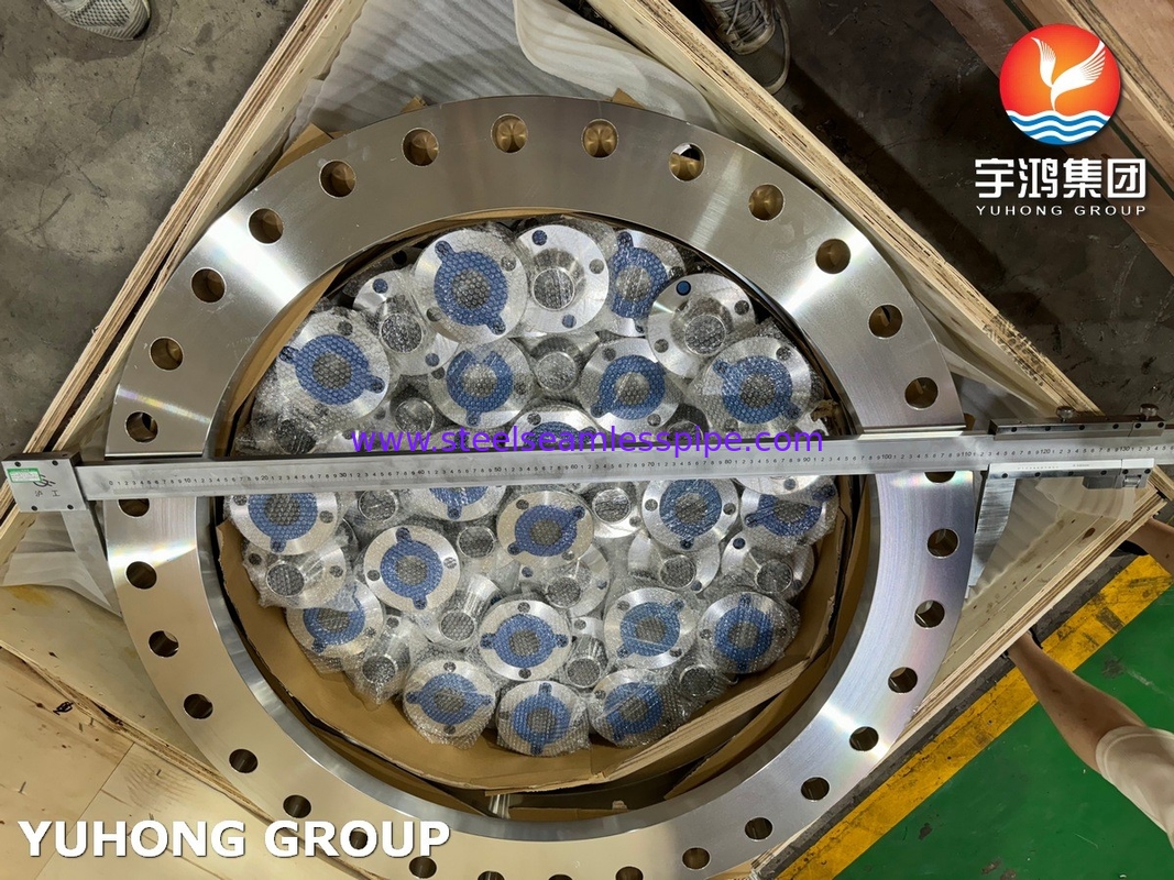 ASTM A240 F904L AWWA C207 표 2 물 시스템용 D급 철 링 플랜지