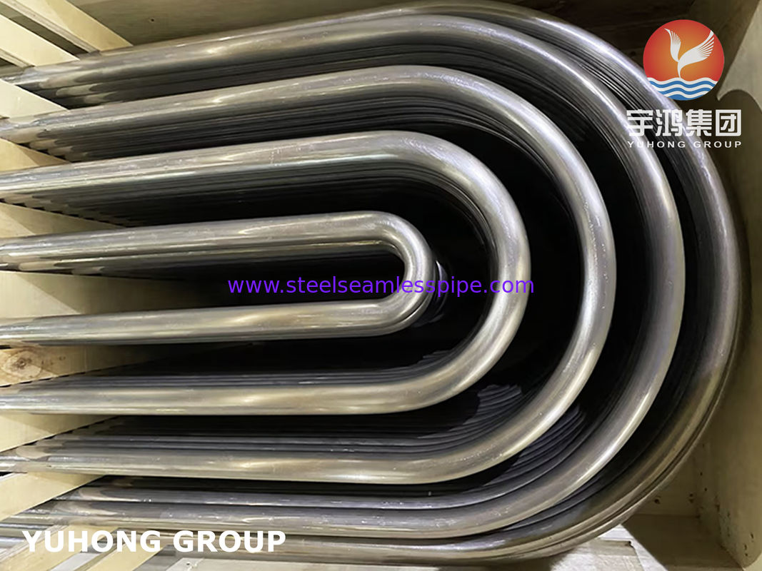 Monel 400 UNS N04400 U Bend Tube ASME SB163 톱리스 니켈 알로이 튜브