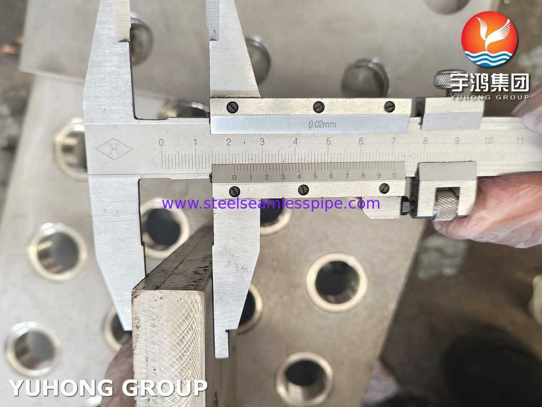 압력 및 온도 관리를 위한 ASTM A240 TP304 튜브 시트 및 지지판