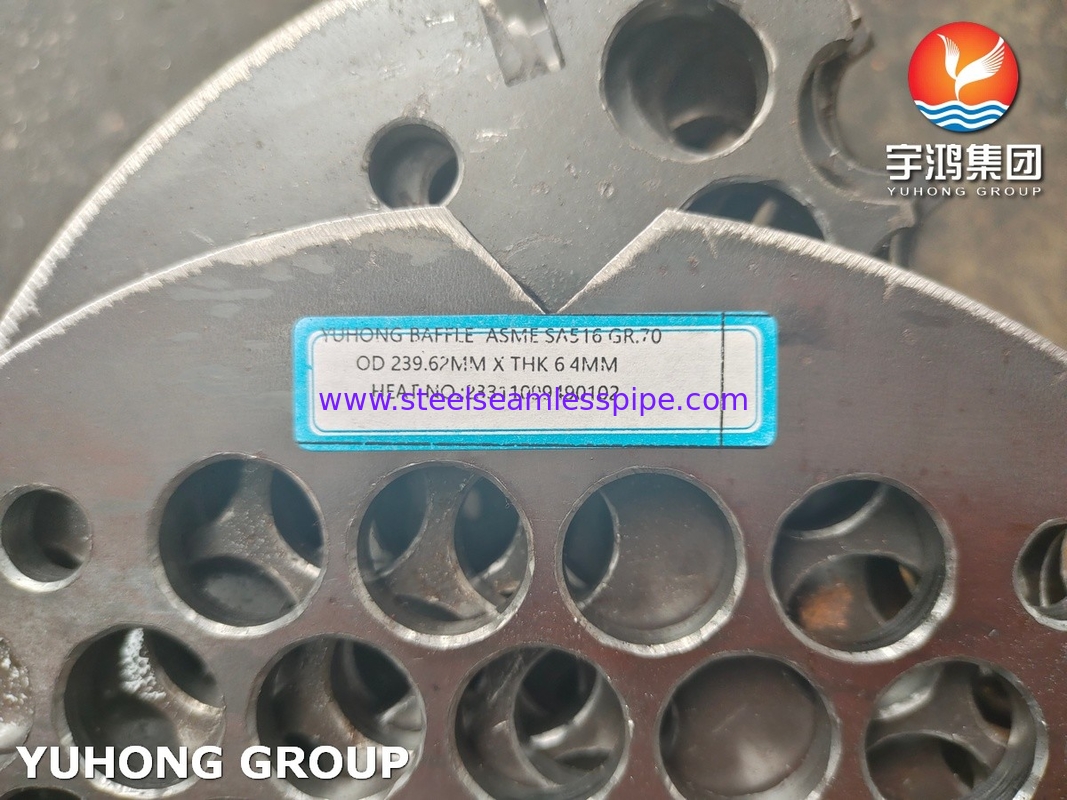 ASTM B171 C71500 구리 니켈 70/30 껍질 및 튜브 열 교환기 위한 튜브 엽