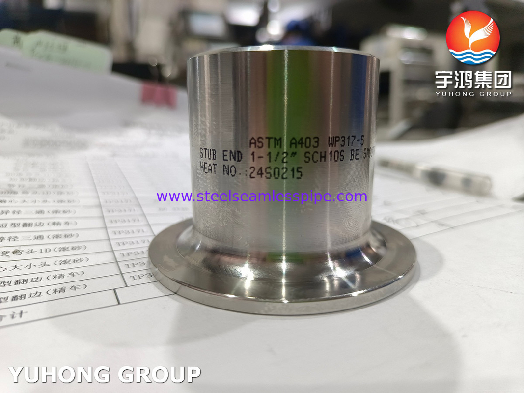 ASTM A403 WP317-S 스테인리스 스틸 부착기