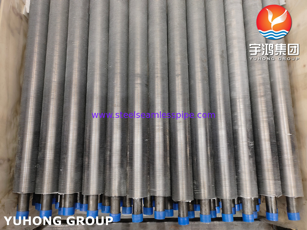 ASTM A210 ASME SA210 GR A1 탄소 강철 알루미늄 핀 엑스트루레이드 공기 냉각 열 교환 튜브