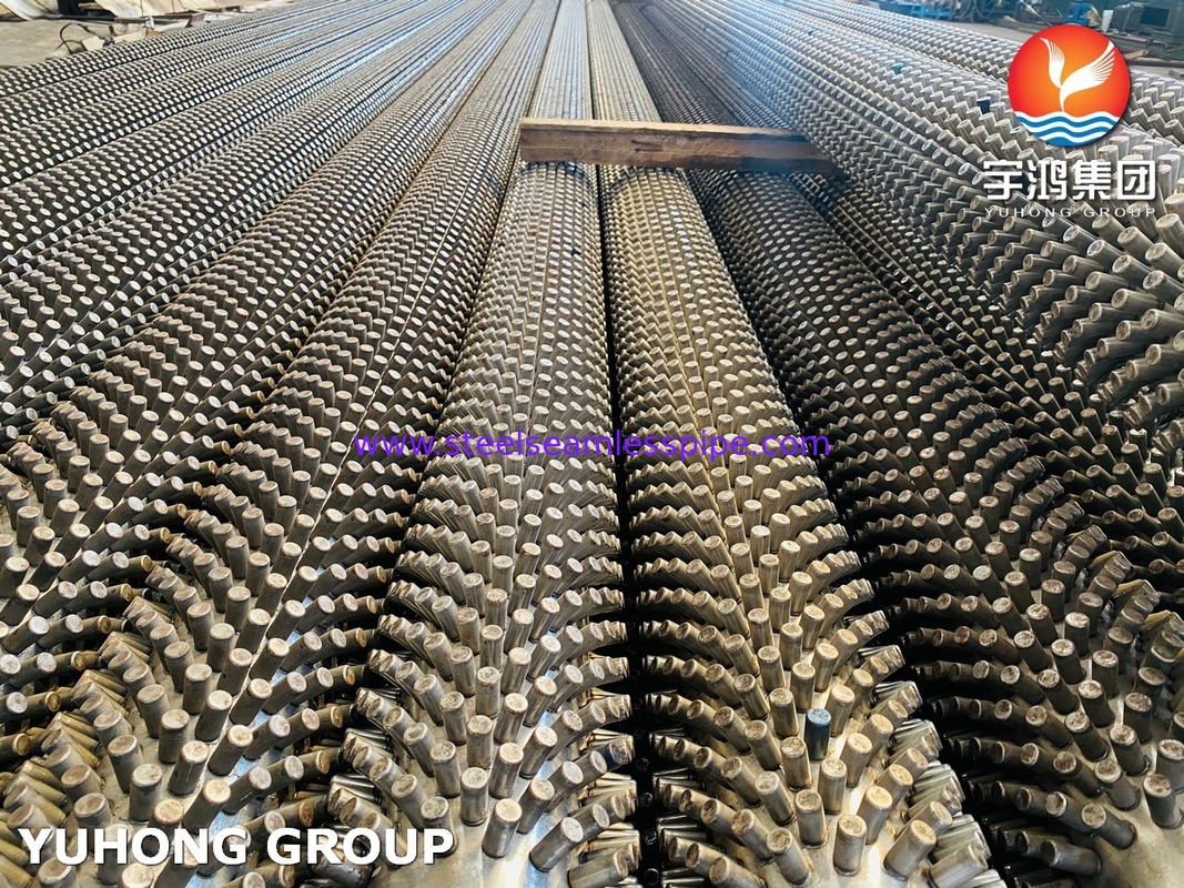 ASTM A213 등급 T9 합금강 꿰매지 않는 튜브 스팀 오븐용 톱니 튜브