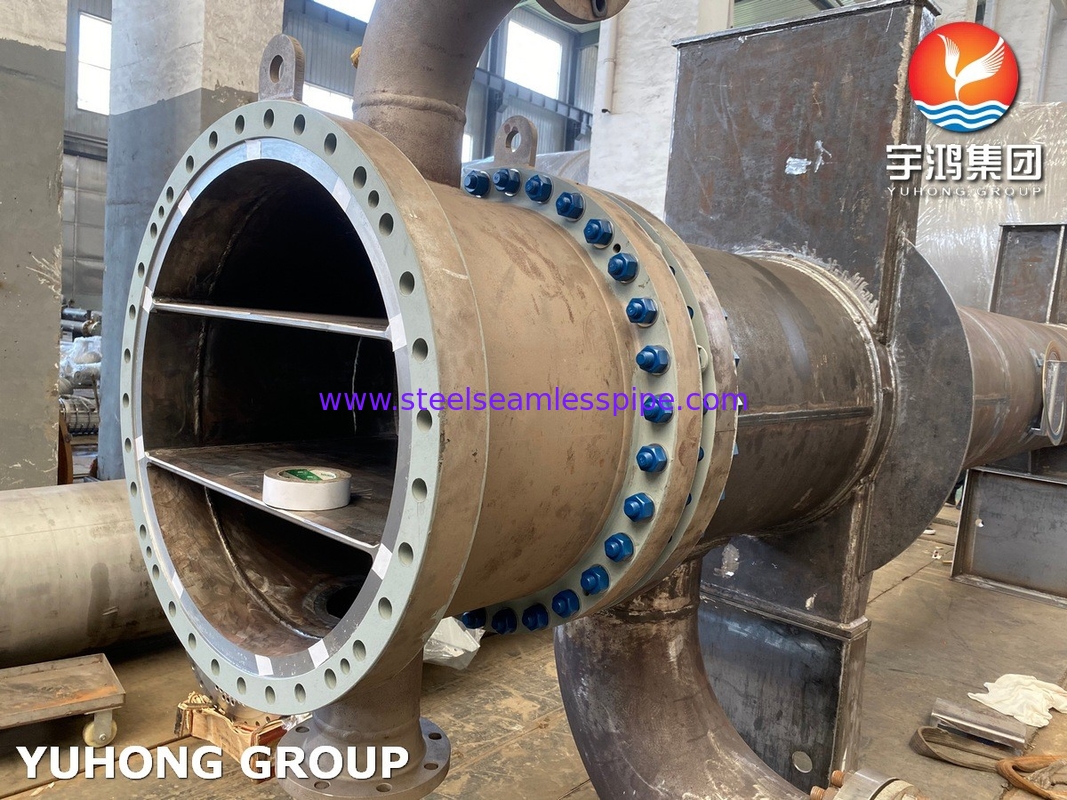 플라팅 헤드 열 교환기, 탄소 강철 무縫管 ASTM A179 및 튜브 시트 ASTM A266 Gr.2N