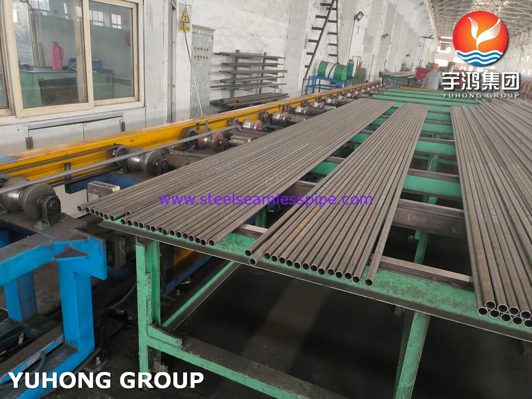 ASME SA179 KCS 열 교환기에 대한 탄소 강철 꿰매지 않은 튜브 HIC SSC 테스트