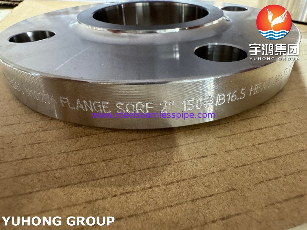 ASTM B564 UNS N10276 니켈 합금 슬립 온 플랜지 / 하스텔로이 C276 SORF 플랜지