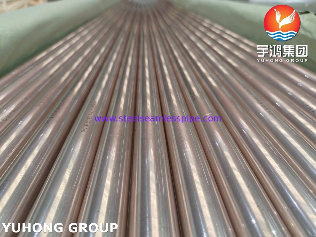 ASTM B111 C70600 구리 니켈 90/10 소금 해제 시스템용 수직 파이프
