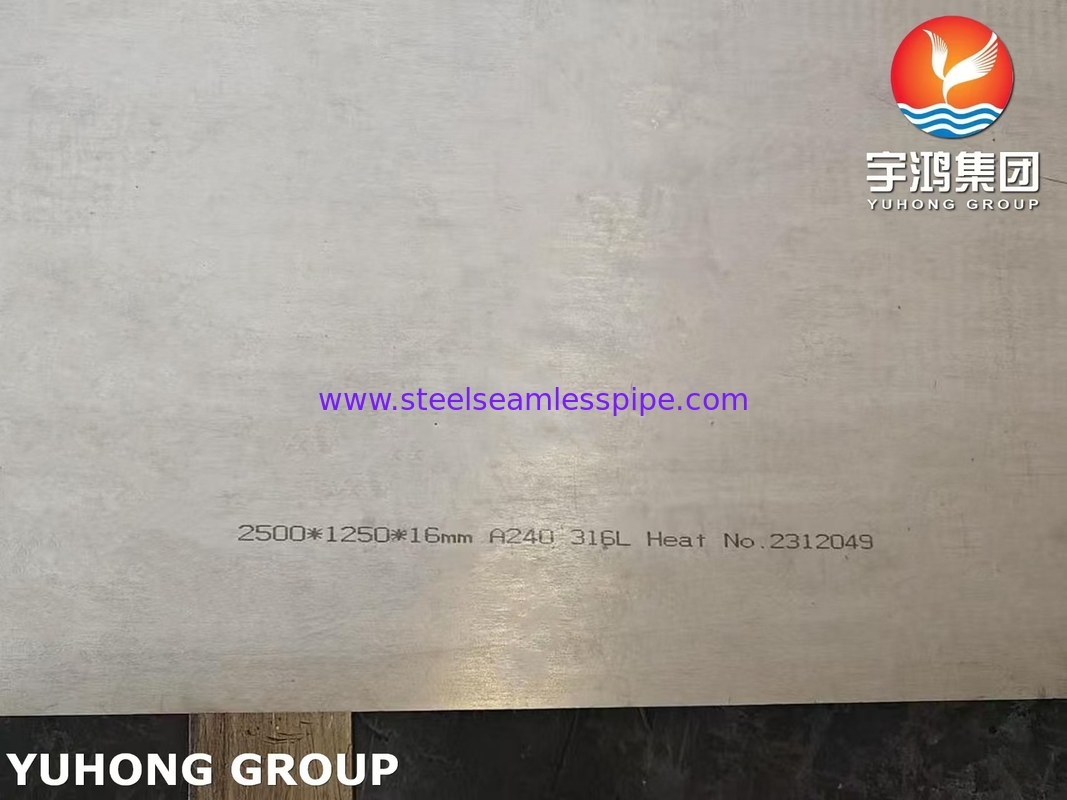 ASTM A240 SS316L 1.4404 S31603 석유 및 가스용 스테인리스 스틸 판