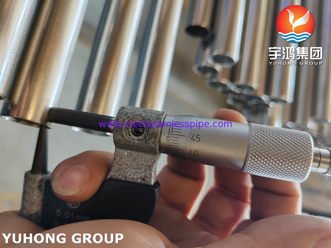 ASTM A269 TP316L 스테인리스 스틸 무선 튜브, 보일러, 열 교환기 응용을위한 밝은 앙일