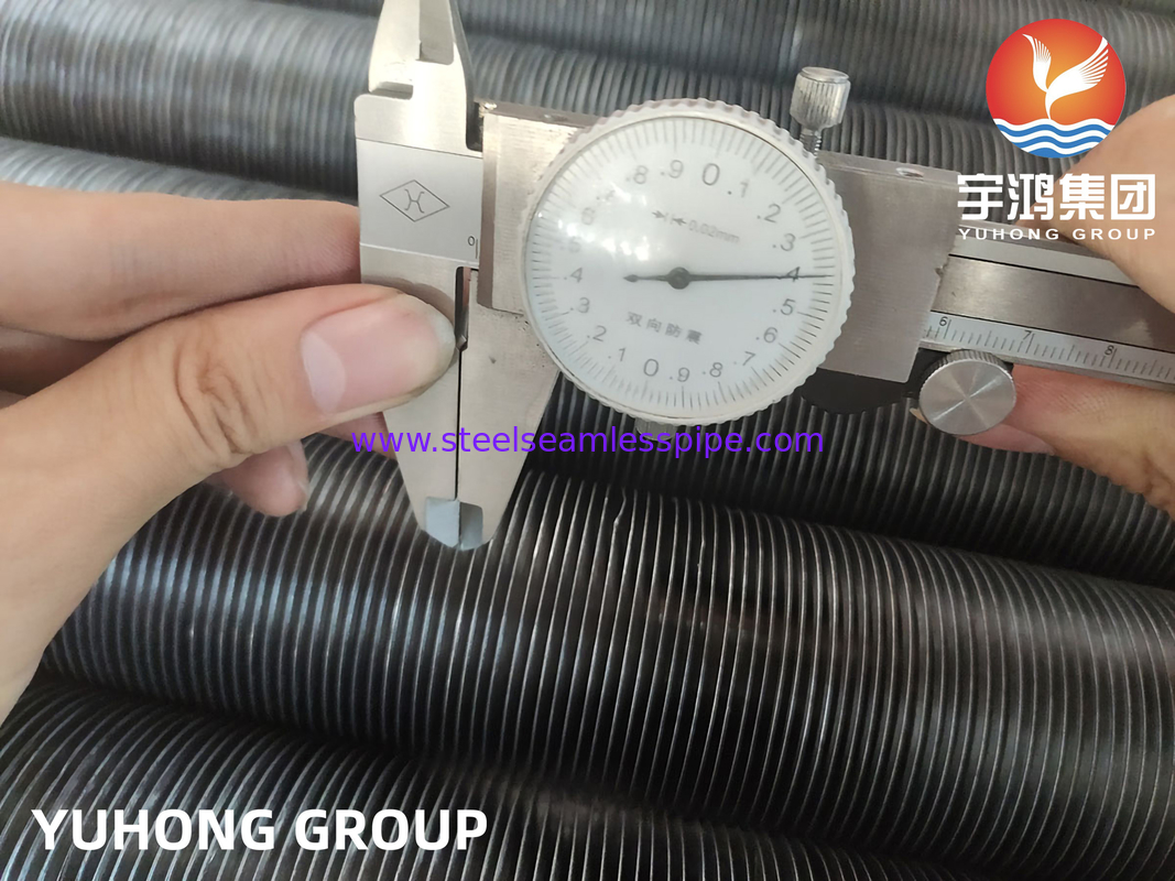 ASME SA179 A1060 알루미늄 핀과 함께 핀 튜브 내장형