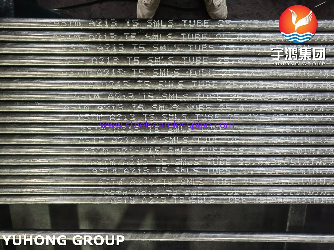 용기 열 교환기 용 용품인 ASTM A213 / ASME SA213 T5 합금강 파이프