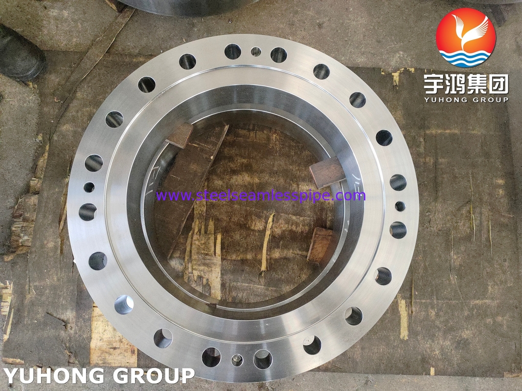 ASME SA336 F11 CL2 합금 강철 가공 압력 용기 플랜지 파이프 사이드 플랜지