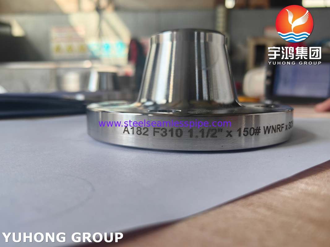 ASTM A182 F310 스테인리스 스틸 WNRF 플랜지 ASME B16.5 가조 스틸 플랜지