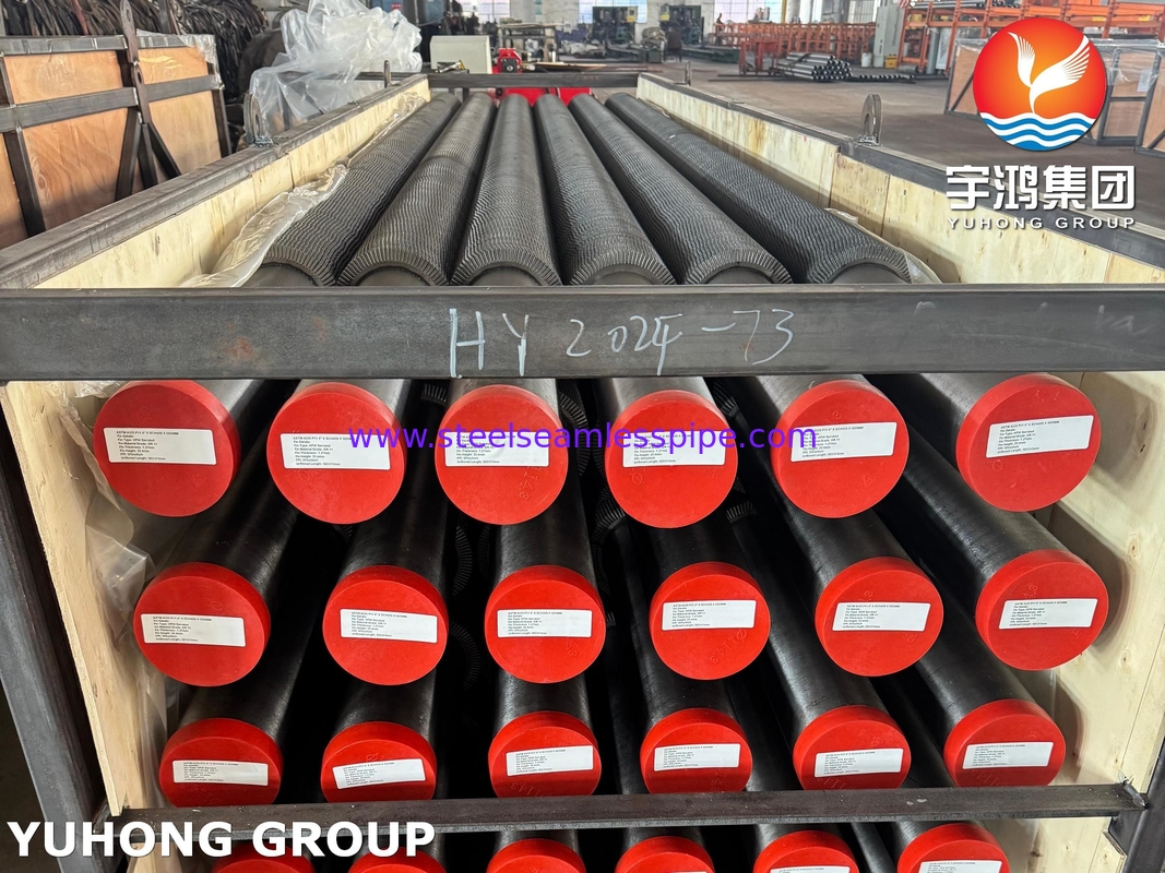 ASTM A335 P11 합금 강철 고주파 용접 HRSG 및 보일러를위한 톱니 톱니 튜브