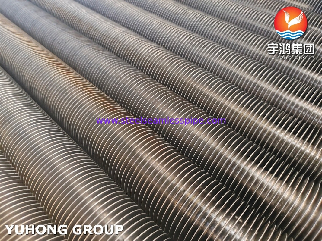 ASTM A179 알루미늄 탄소 스틸 내장 핀 튜브 열 교환기 및 냉각 시스템